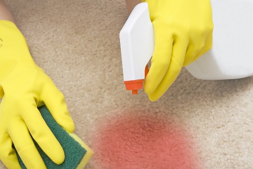 Professional carpet cleaning in a Twickenham home