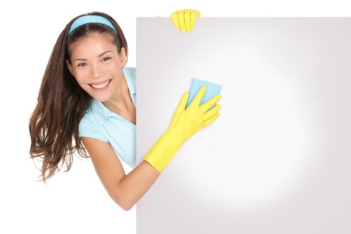 Steam cleaning curtains in a Twickenham property