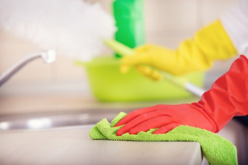 Marketing and cookie preference illustration for a carpet cleaning website